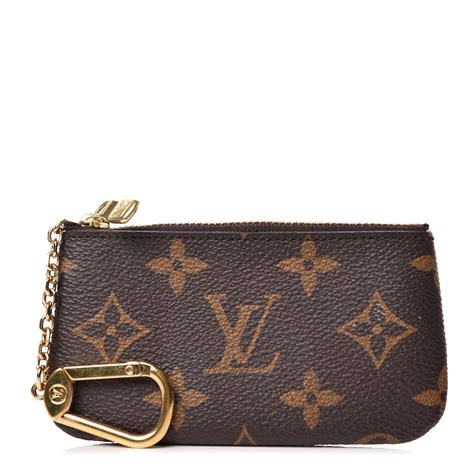 louis vuitton coin purse keychain black|Louis Vuitton monogram key pouch.